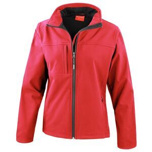 Result Womens/Ladies Casual Plain Softshell Performance Sports Jacket/Coat / Red